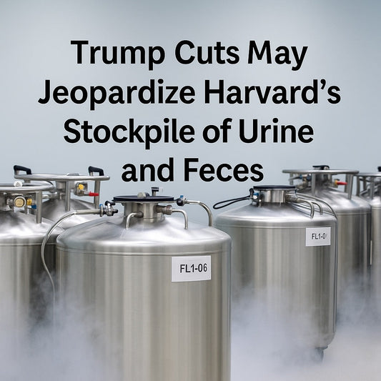 Trump Cuts Threaten Harvard Urine Stockpile