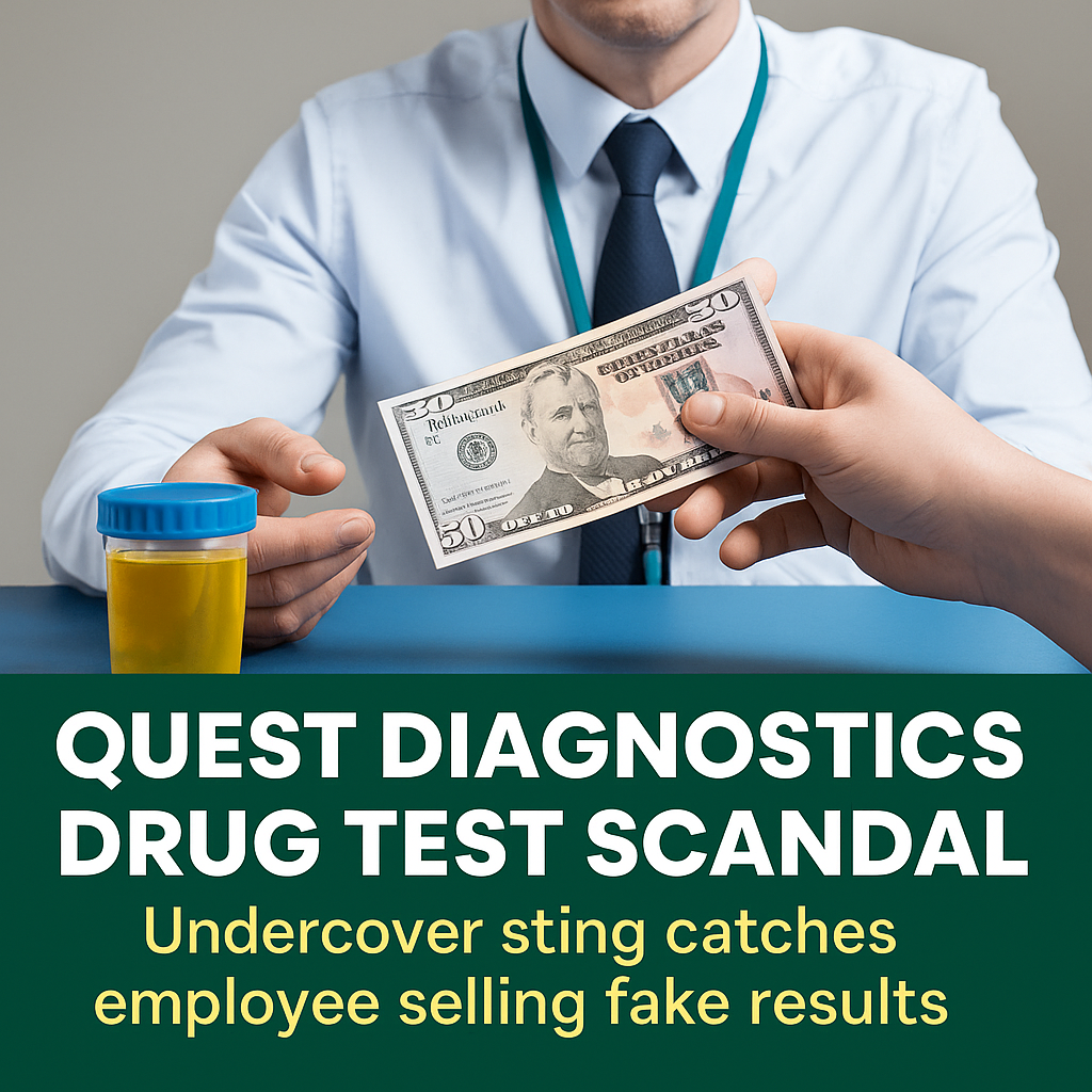 Undercover Sting Catches Quest Diagnostics Worker Falsifying Drug Test Results
