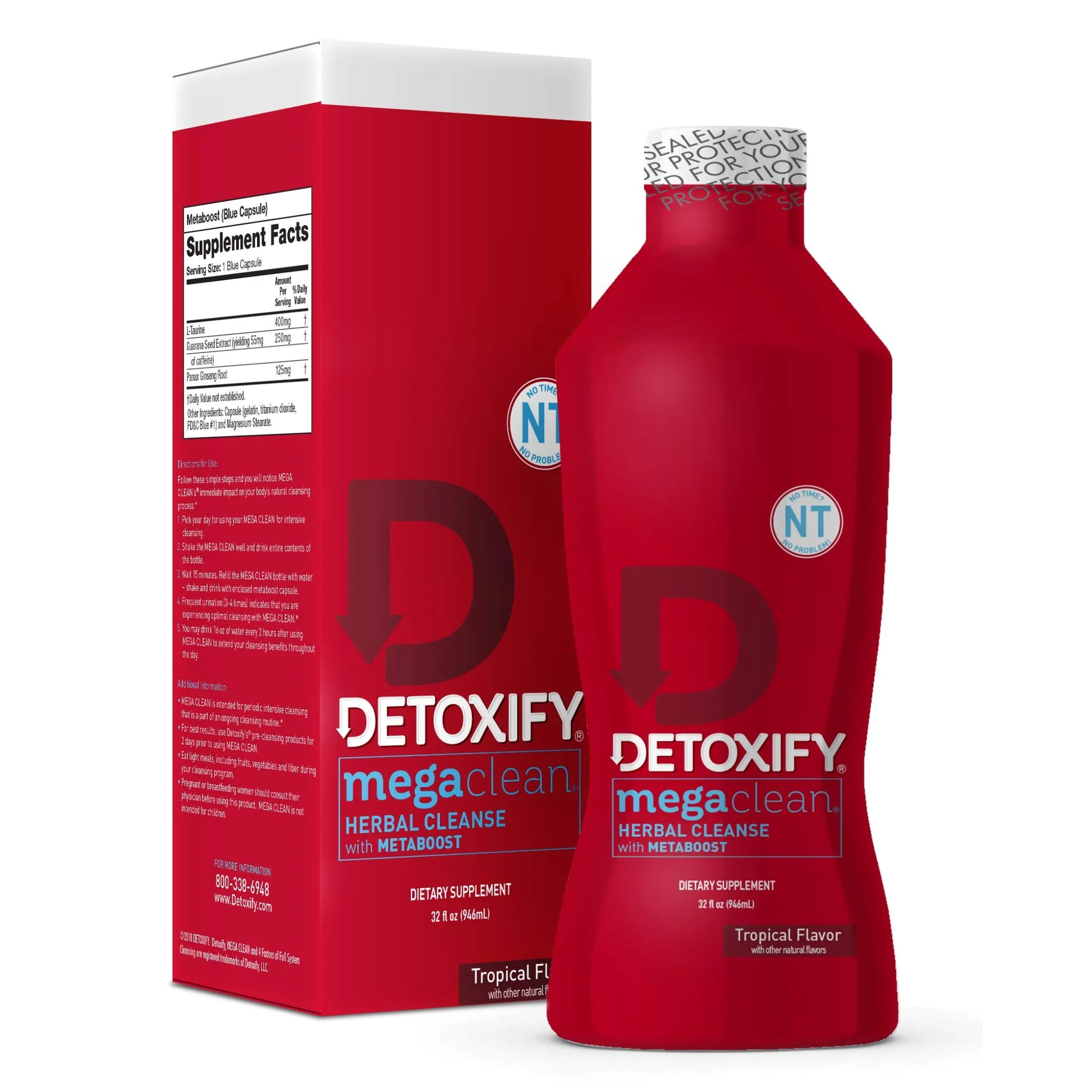 Detoxify Mega Clean NT Metaboost Detox Drink