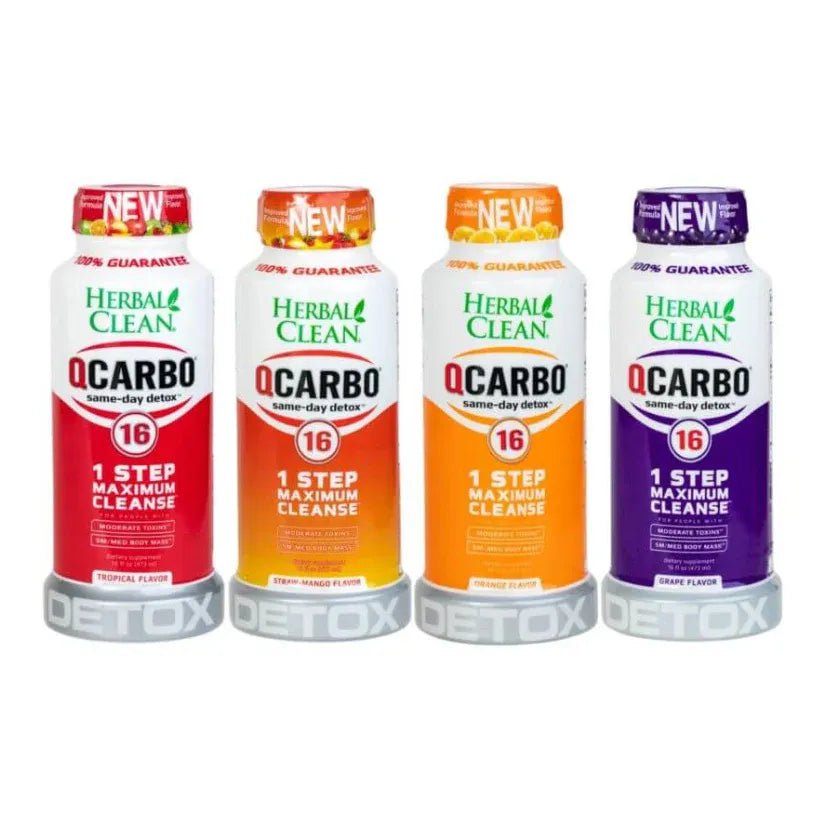 Herbal Clean Q-Carbo 16oz Detox Cleansing Drink for Drug Test Calibration