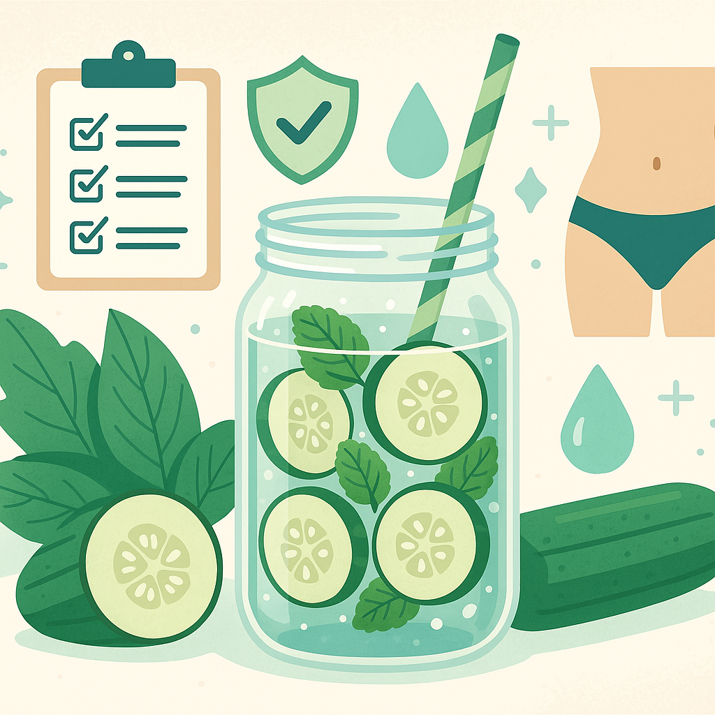 Cucumber Detox: Cool, Refreshing Support for Hydration & Cleansing: Cucumber detox supports hydration and gentle cleansing…