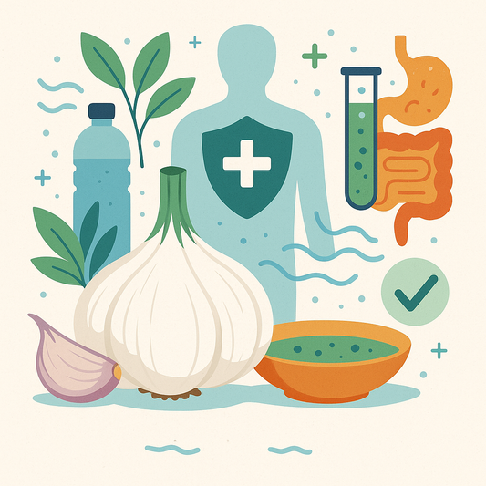 Garlic & Allicin: The Dynamic Duo for Immunity and Detox: Garlic and allicin support immunity, liver function, and gut hea…