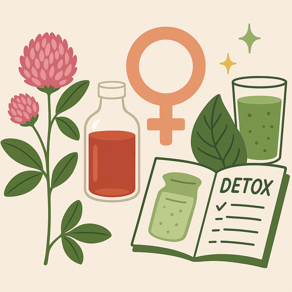 Red Clover Flower: Gentle Herbal Support for Hormonal & Detox Balance: Red clover flower provides gentle hormonal support…