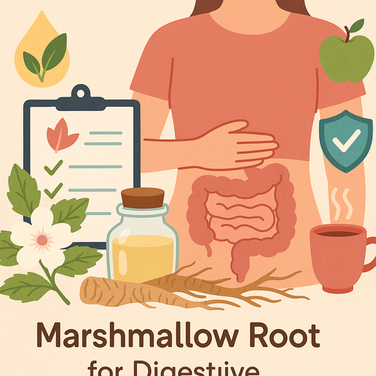 Marshmallow Root for Detox: Soothing Support for Digestive Cleansing: Marshmallow root soothes and protects the gut during…