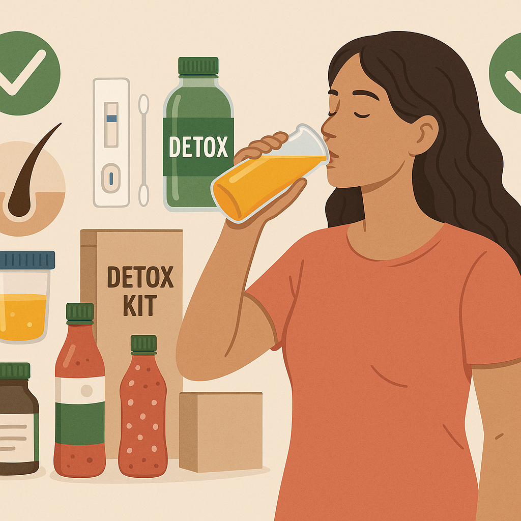 Detox Drinks for Women: Considerations and Best Practices: This guide helps women understand detox drinks, drug test types…