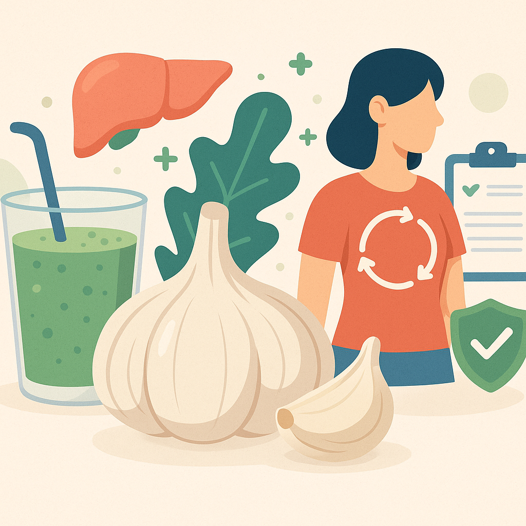 Garlic for Detox: Traditional Remedy with Modern Backing: Explore how garlic supports liver detox pathways, antioxidant an…