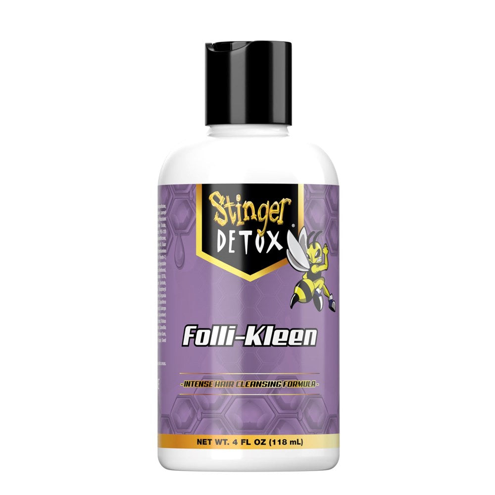 Stinger Detox Folli-Kleen Intense Hair Cleansing Formula Shampoo for Follicle Drug Test Calibration