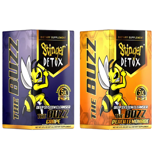 Stinger Detox The Buzz Deep System Cleanser 8oz – Same Day Full Body Detox Drink